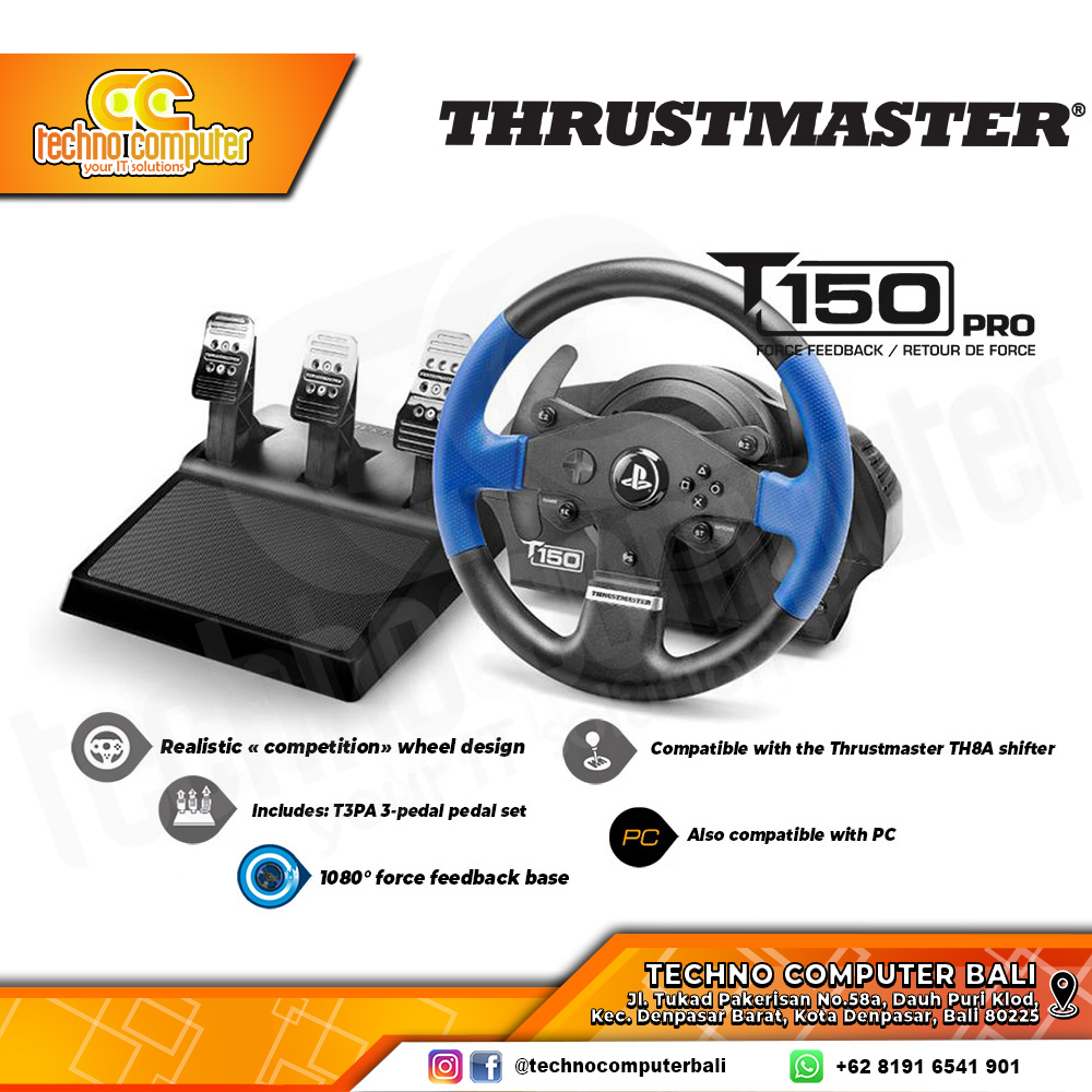 THRUSTMASTER T150 RS Pro | Racing Game Wheel | Force Feedback for PC/PS4/PS3