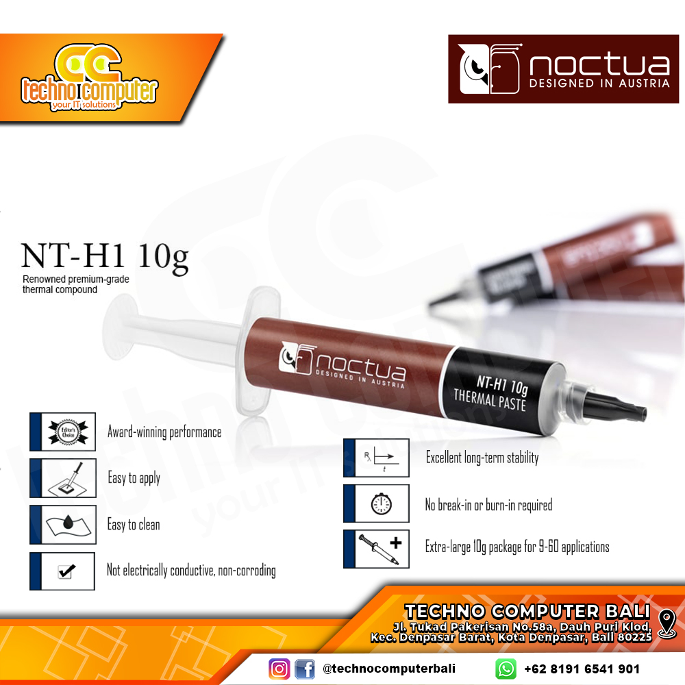 PASTA PROSESOR NOCTUA NT-H1 Thermal Paste - 10gr