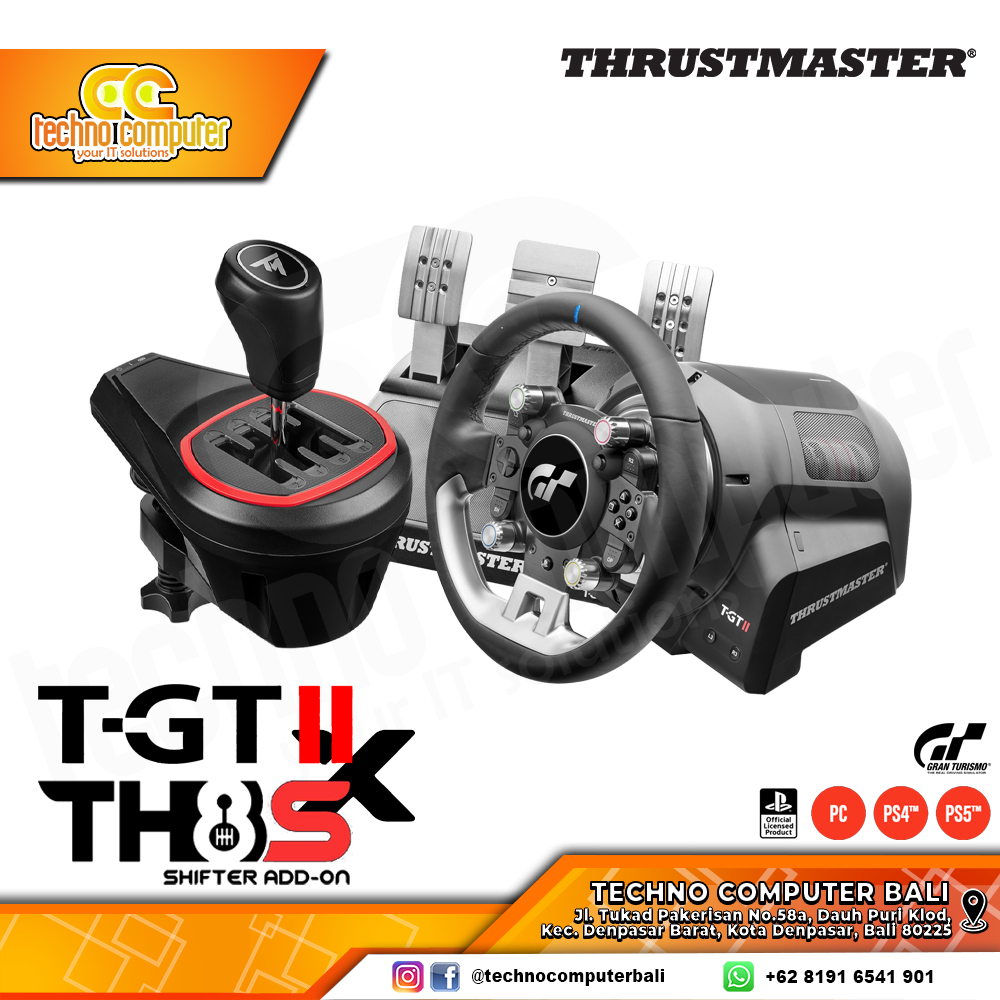 THRUSTMASTER BUNDLE - T-GT II x TH8S Shifter Add On
