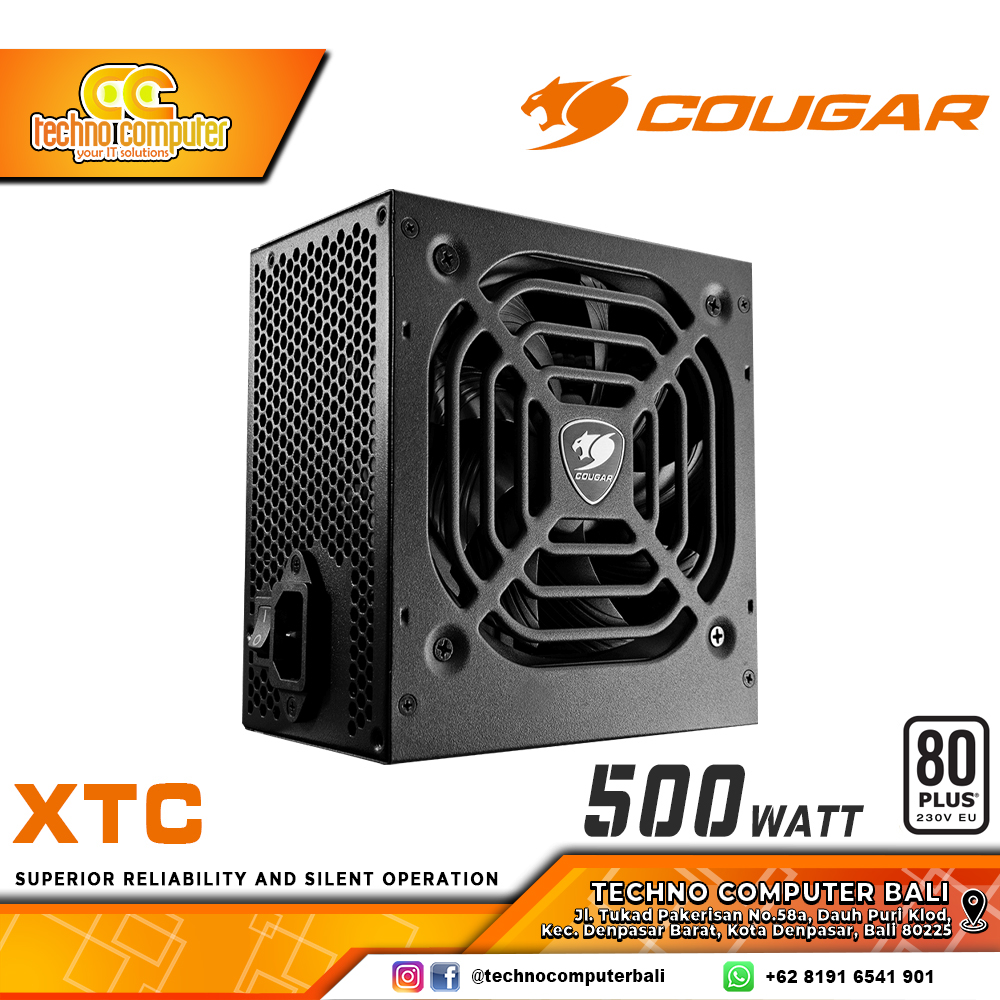 COUGAR XTC 500W 80+ White - Non Modular