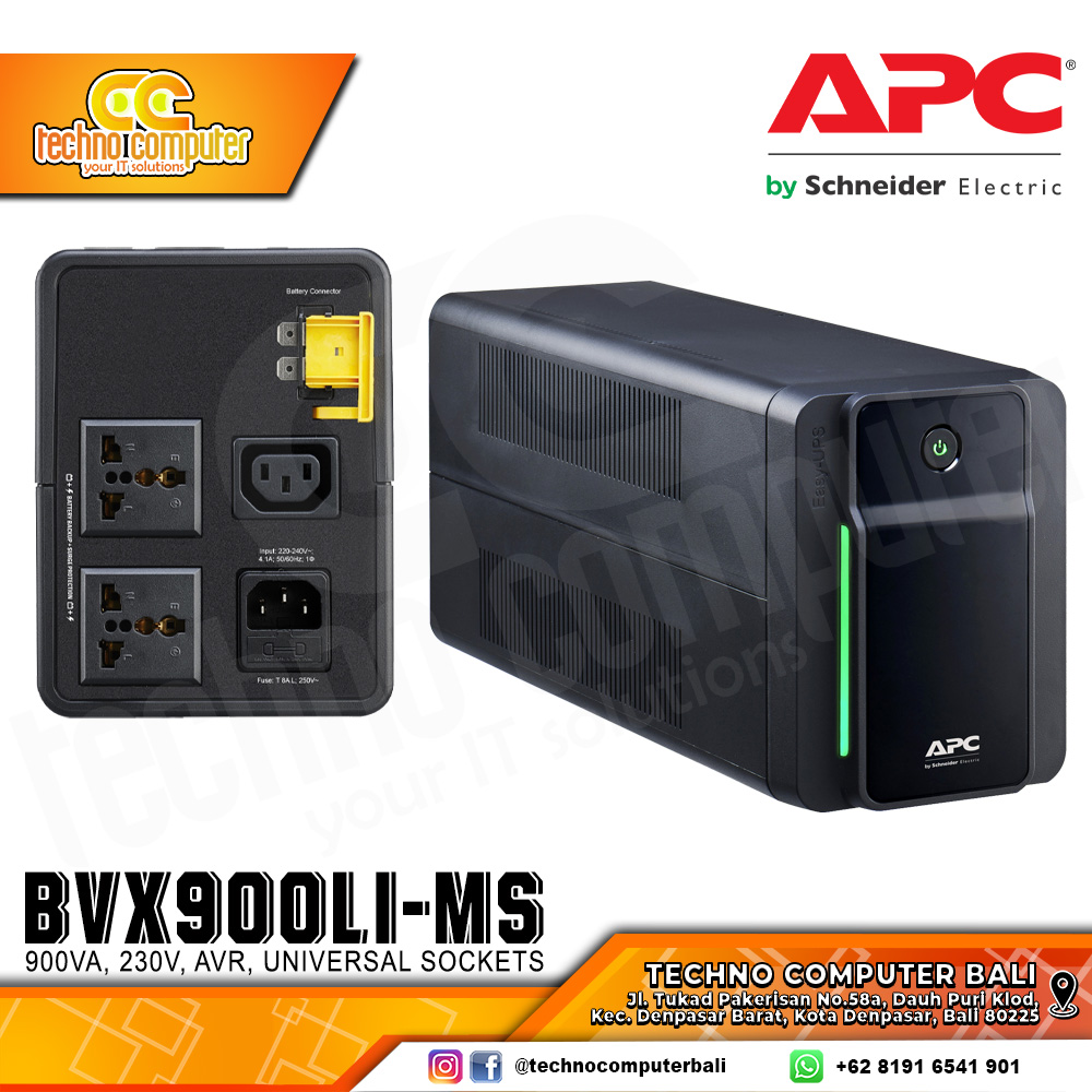 UPS APC Easy BVX900LI-MS - 900VA/480W