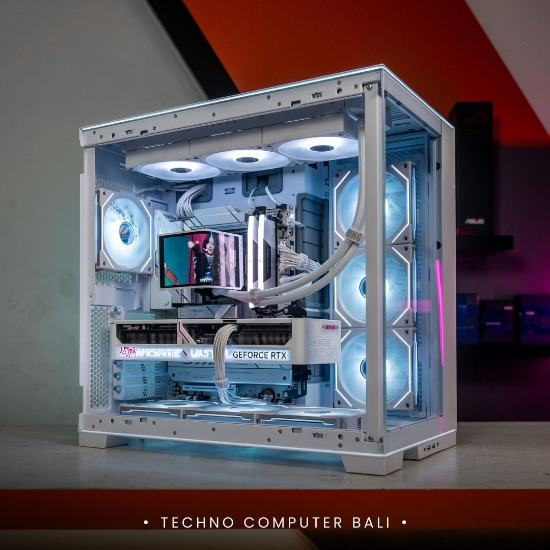 PC GAMING & STREAMING / RYZEN 7 9800X3D / iGame RTX 5080 White / LIAN LI DYNAMIC EVO RGB White