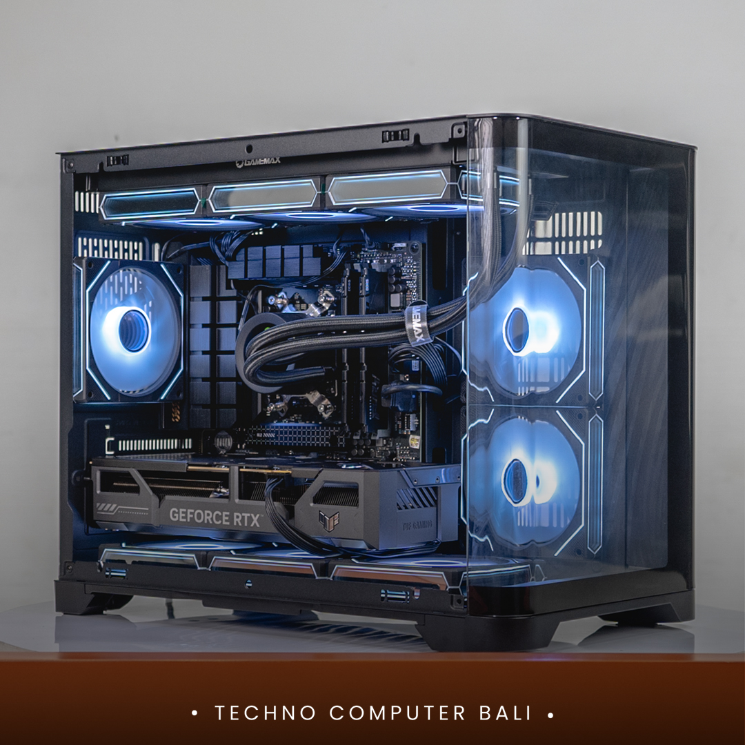 PC GAMING / RYZEN 5 7500F / ASUS TUF RTX 5060 / GAMEMAX HYPE-M Black