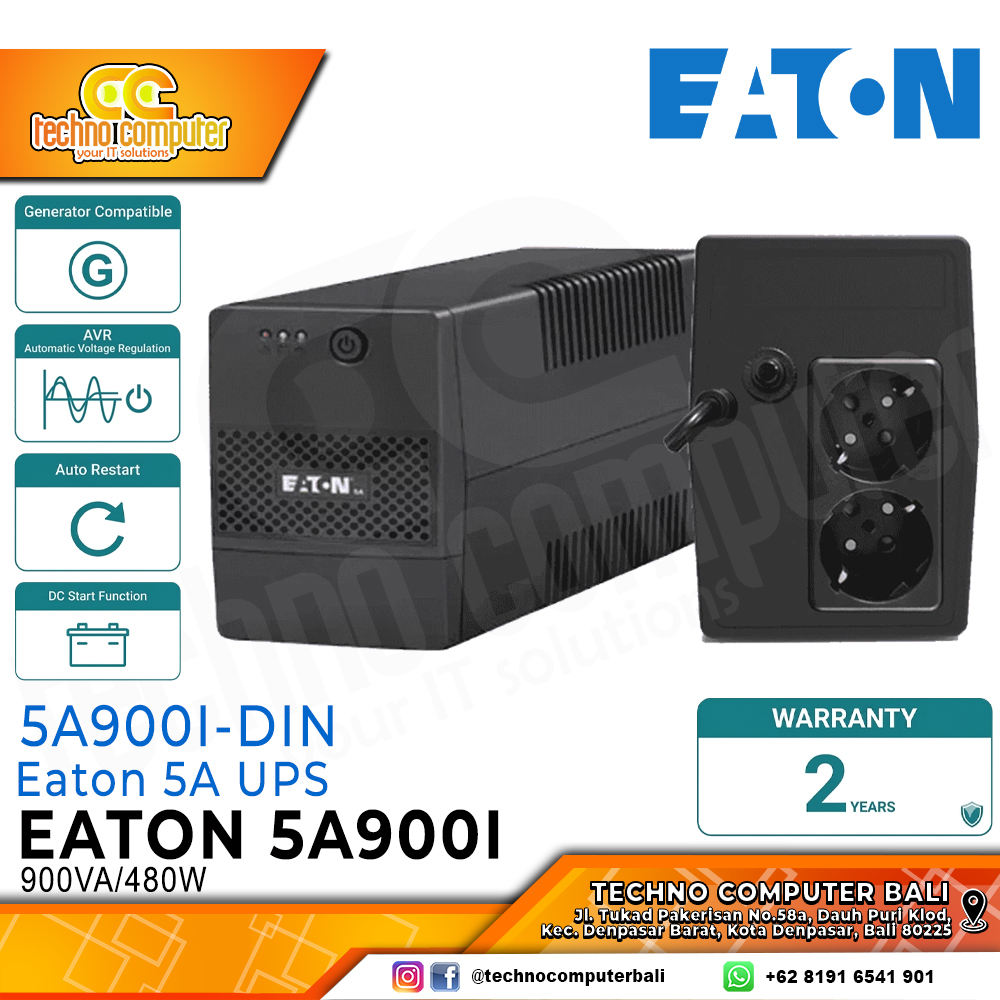 UPS EATON 5A Advantage Series 5A900I - 900VA/480W