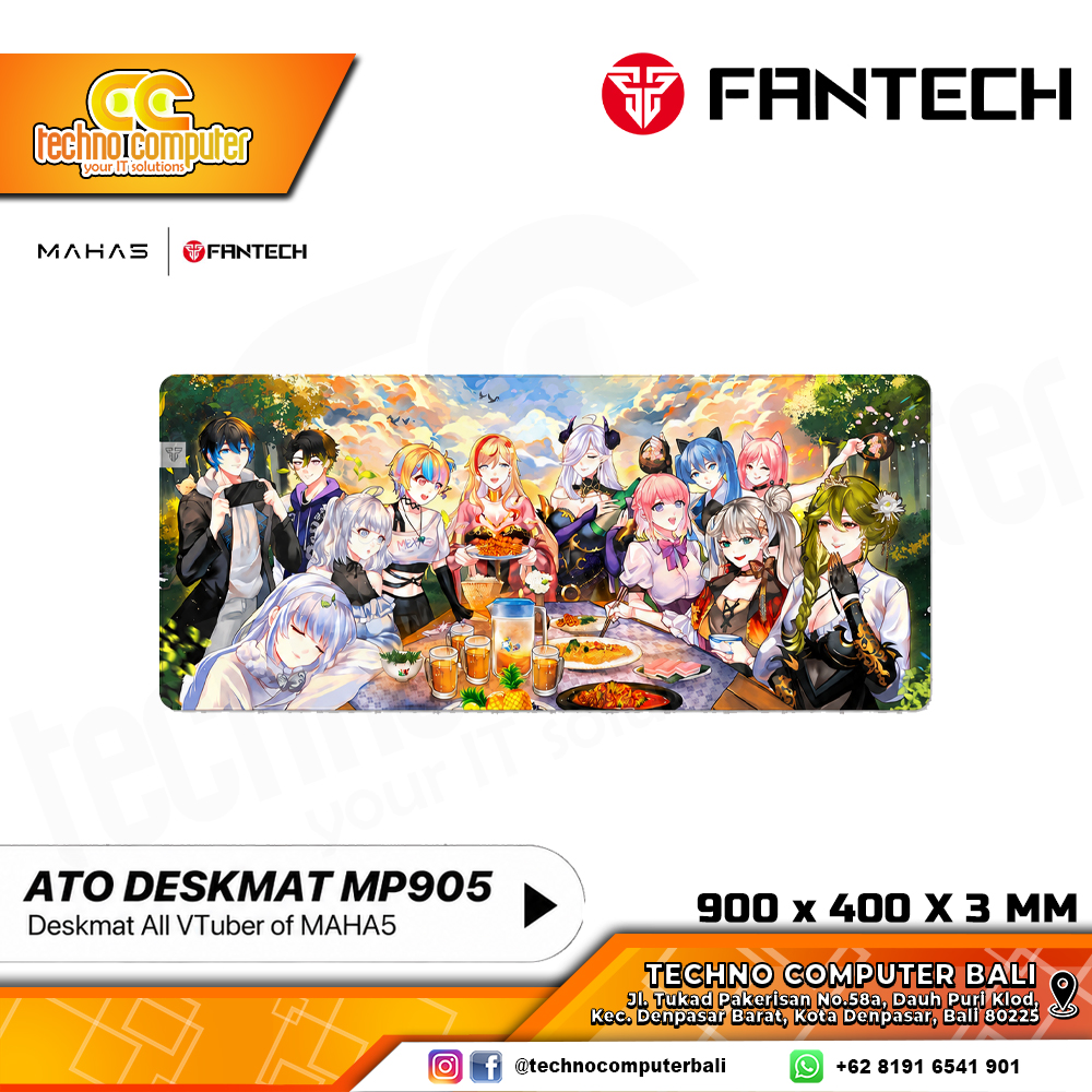 MOUSEPAD FANTECH X MAHA5 MP905 EXCLUSIVE LIMITED EDITION - ALL TALENT