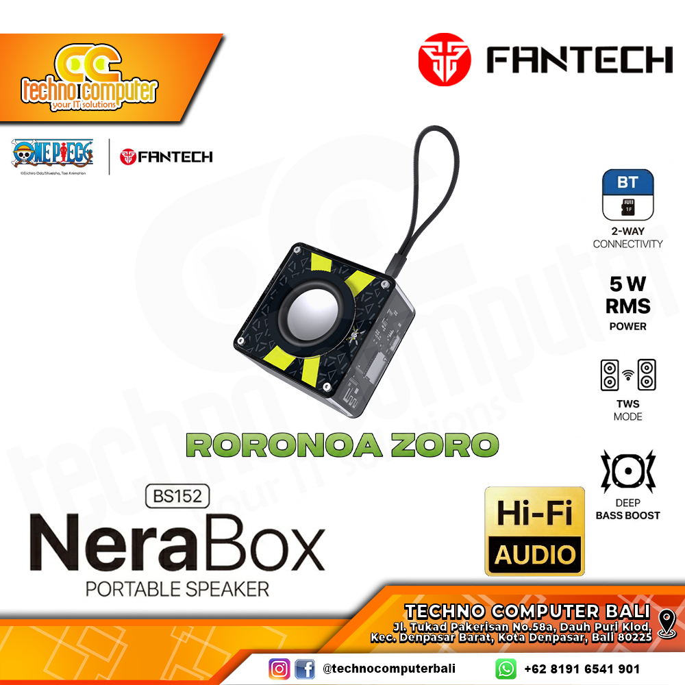 SPEAKER FANTECH X ONEPIECE NERA BOX BS152 - ZORO
