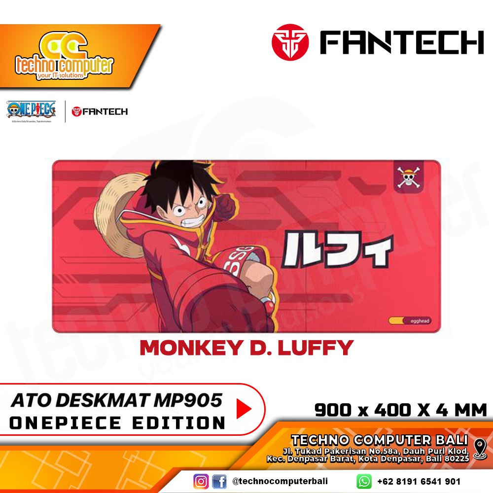 MOUSEPAD FANTECH X ONEPIECE EGGHEAD ATO MP905 EXCLUSIVE LIMITED EDITION - LUFFY