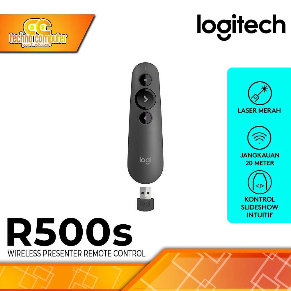 Laser Pointer Wireless Presenter LOGITECH R500s